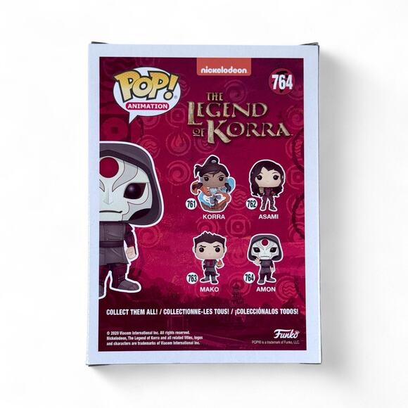 Funko Pop Unopened Amon 764 Nickelodeon The Legend of Korra Vinyl Figure - Picture 3 of 6